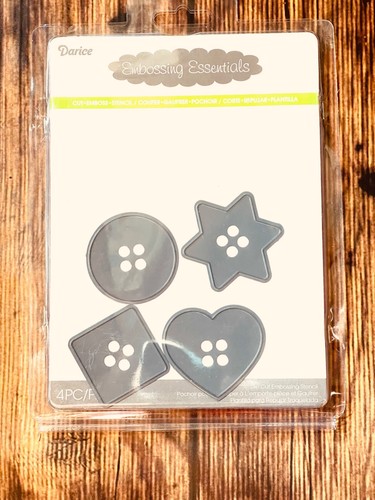 Darice Embossing Essentials, Knöpfe, selten, neu - Bild 1 von 2