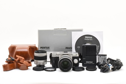 Pentax Q10 Silber 12.4 Mp Digital Kamera Mit / 02+06 Objektiv, Hülle [ EXC Japan - Bild 2 von 11