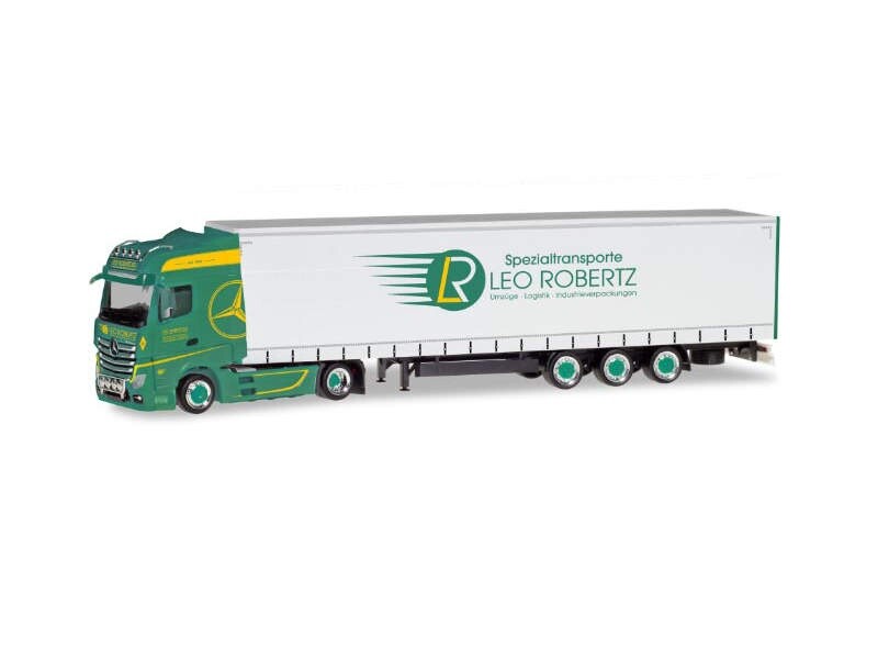 Herpa 309684 MB Actros Gigaspace Lowliner-Sattelzug 'Leo Robertz' 1 87 Herpa 309684 MB Actros Gigaspace Lowliner-Sattelzug 'Leo Robertz' Robertz' Robertz' 1 87 f03165