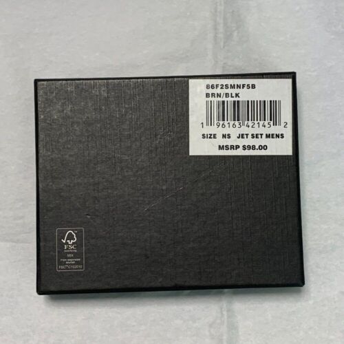 Michael Kors Men's Brown Monogram Bifold Leather Wallet, MSRP $98.00 - Picture 3 of 6