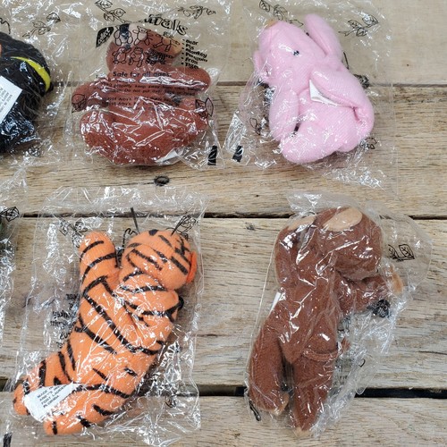 Arby's Animals Niños Comida Juguete Lote de 6 Peluche 3" 1998 Nuevo en Paquete + Extras - Imagen 2 de 4