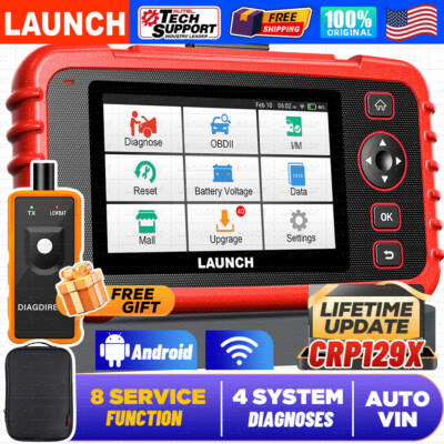 LAUNCH CRP129X OBD2 Scanner Car Diagnostic Tool Engine ABS SRS TPMS Code Reader