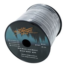 Sky High Car Audio 14 GA CCA Primary/Remote Black Wire Lot Cut By The Foot