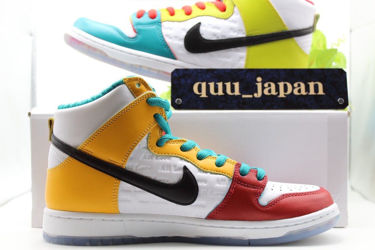 froSkate × Nike SB Dunk High Pro QS All Love DH7778-100 Men's US4