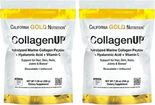 California Gold Nutrition, Collagen UP 5000, Marine Collagen ,206g, Pack of 2