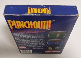 PUNCH-OUT NINTENDO NES PAL ESPA&Ntilde;A ESP COMPLETO VER FOTOS RARO DE VER PUNCH OUT