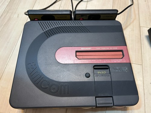 Sharp Twin Famicom Console AN-500B New Rubber Belt replaced Nintendo Tested - Picture 2 of 7