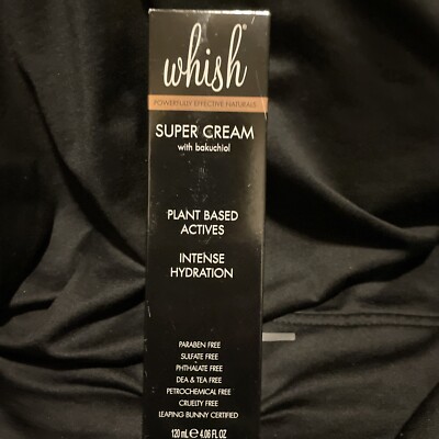 Whish Super Cream w/ Bakuchiol Hydrating Body Lotion 4.06 fl. oz. - New In Box!