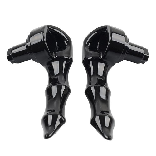 Saddlebag Skull Fingers Latch Handles Black Fit Harley Touring Bagger 2014-up - Picture 7 of 11