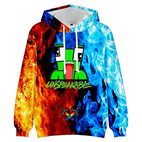 Kinder Jungen Mädchen Kapuzenpullover Unspeakable 3D Sweatshirt Pullover Tops