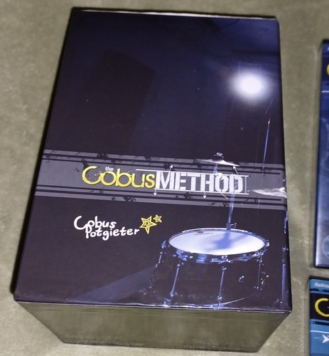 The Cobus Potgieter Method 15 DVD 5 CD Box Set NEW/SEALED Drum Lesson Slip Case - Picture 2 of 8