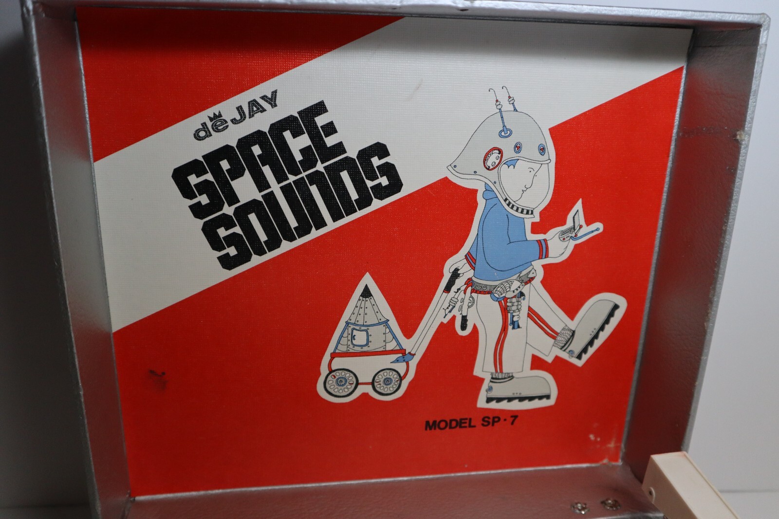 Vintage DeJay SP7 Space Sounds Portable Record Player Turntable Works 45/33 EXIB eBay