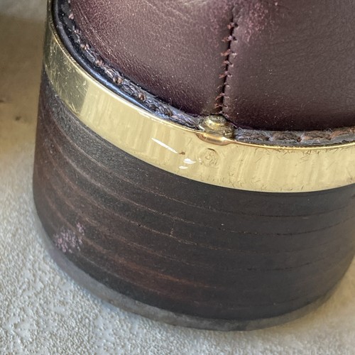 Vince Camuto Women's Windy Buckle Moto Mid-Calf Boots (Size 8.5) Burgundy - Picture 11 of 16