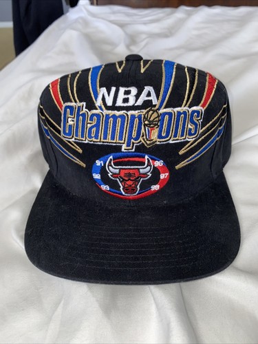 Chicago Bulls 1998 Championship Hat Mitchell & Ness Strapback Last Dance MJ NBA - Imagen 1 de 7