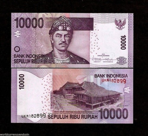 INDONESIA 10000 RUPIAH P-150 2013-2014 X 100 Pcs Lot BUNDLE UNC Million NOTE - Picture 3 of 4
