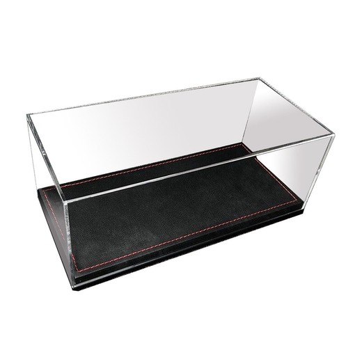 Acrylic Display case show case With black PU Leather Base For 1/18 Car Model - Picture 3 of 10