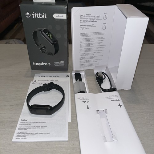 Fitbit Inspire 3 Activity Tracker - Black Used Excellent condition-minimal ware
