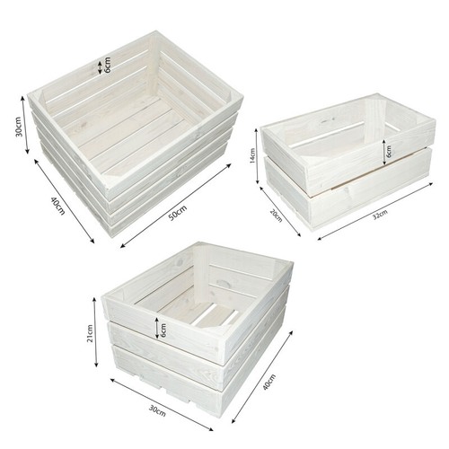 4iQ Geschenkbox Holzdekoration SET von 3 natürlichen Kisten 3 Varianten - Bild 4 von 35