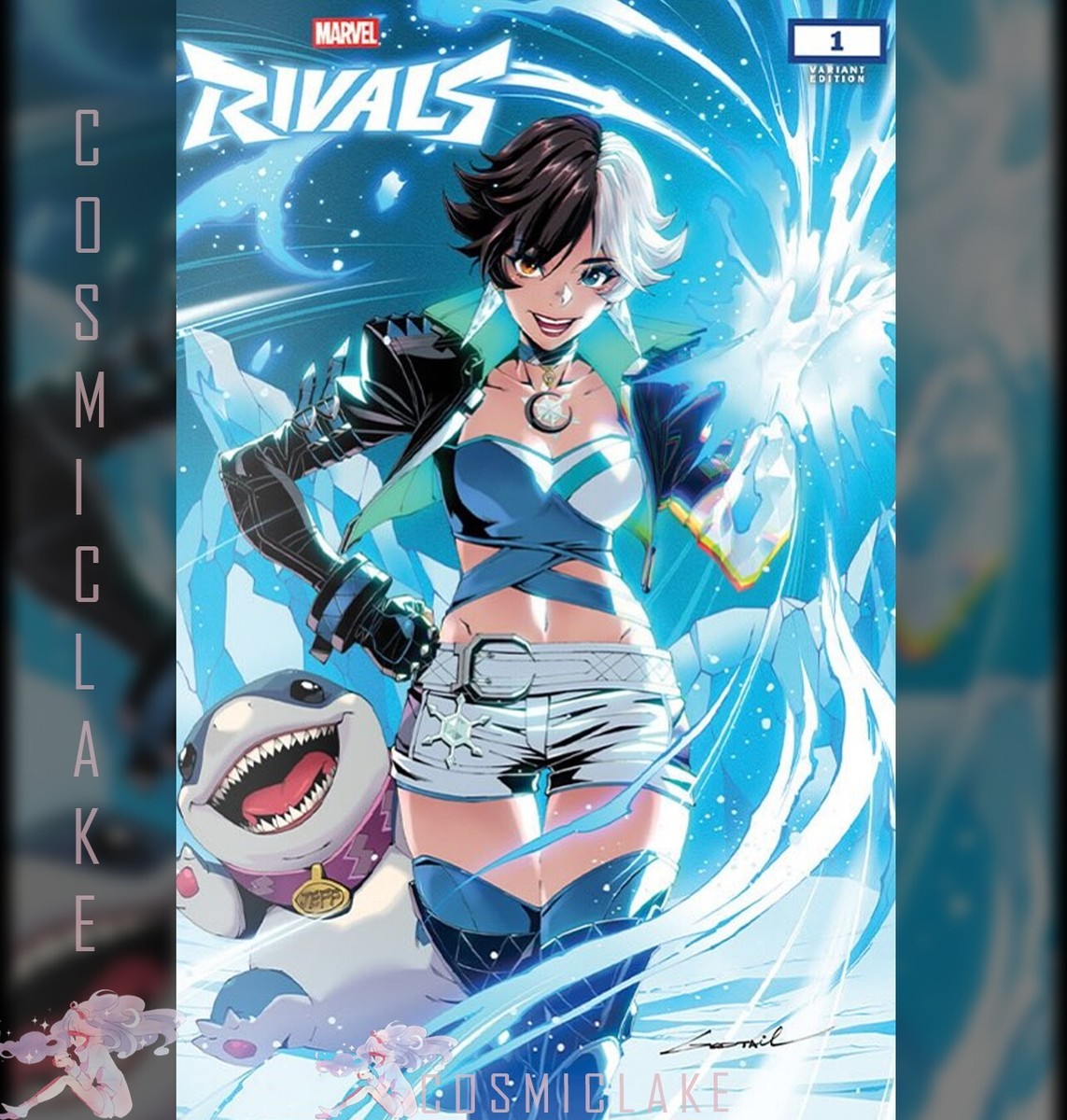 1箱＋１袋　LUNA ハーバル Marvel Rivals #1 Luna Snow & Jeff the Land Shark Variant (LTD 1000
