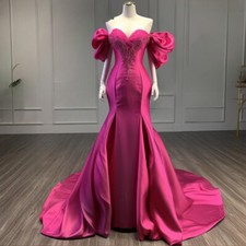 Evening Dresses Formal Sweetheart Off Shoulder Party Gowns Saudi Arabia Women