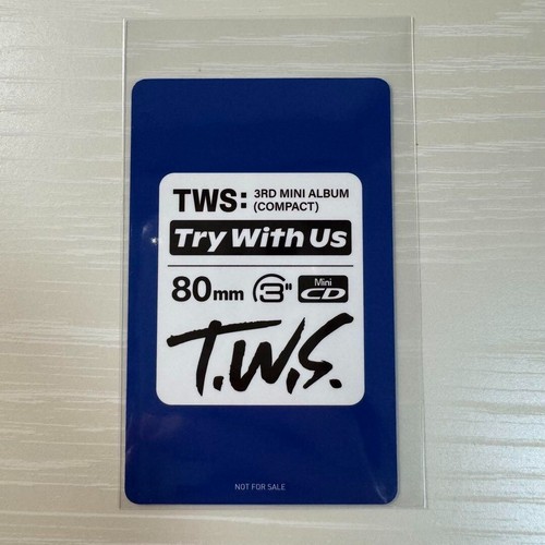 Tarjeta fotográfica KYUNGMIN TWS TRY WITH US HMV Lucky Draw PC JAPÓN tarjeta de beneficio LD - Imagen 4 de 24