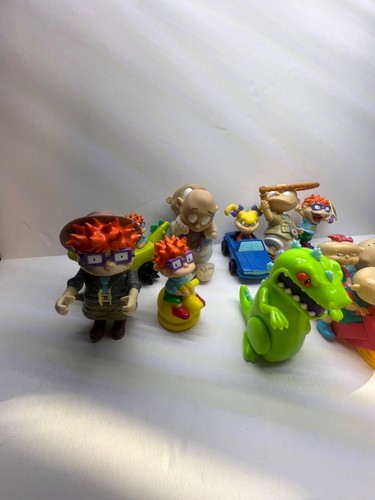 RUGRATS MOVIE - VINTAGE 1998 NICKELODEON BURGER KING KIDS CLUB TOYS - LOT OF 11 - Picture 2 of 5