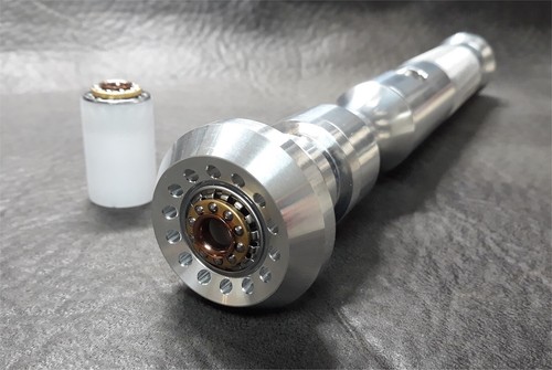NUEVO SABLE DE LUZ PERSONALIZADO ENCHUFE DE LATÓN ANILLO DE RODAMIENTO DE HOJA DE TURBINA DISEÑO - Imagen 4 de 6