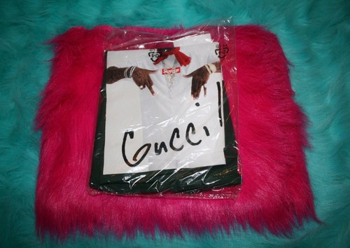 2016 Fall/Winter Supreme Gucci Mane Tee Green 1017 Size medium Authentic - Picture 3 of 5