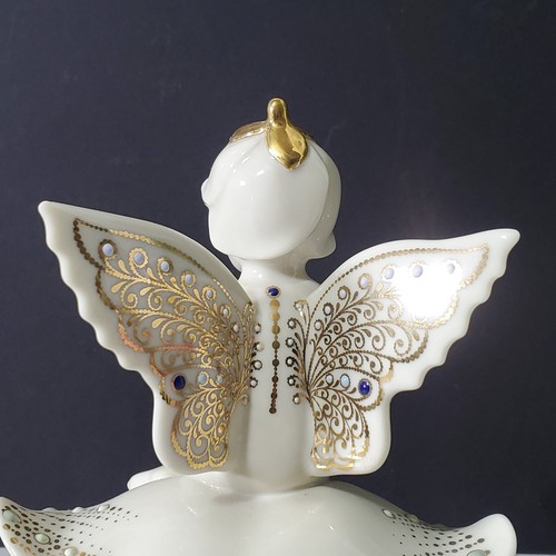 Lenox Jewels Collection Fairy Sitting On A Leaf - Picture 8 of 16