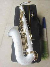 New Alto Saxophone A-992 White Musical instrument E Flat Sax With Case-free ship
