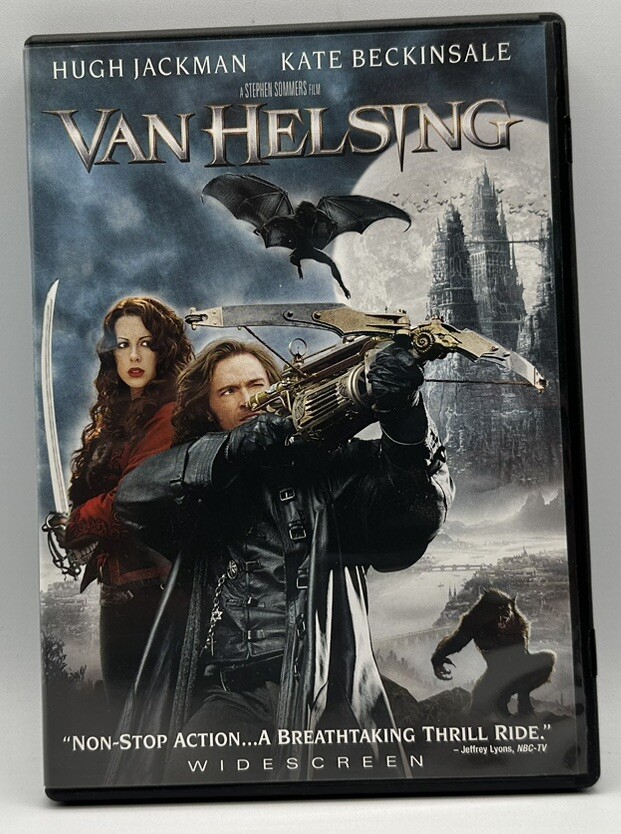Van Helping DVD Hugh Jackman Kate Beckinsale Free Shipping 2004