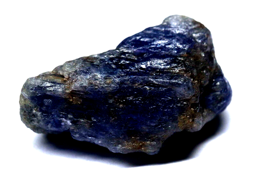 Espécimen de tanzanita azul natural certificado sin calefacción piedra preciosa áspera 24,20 quilates