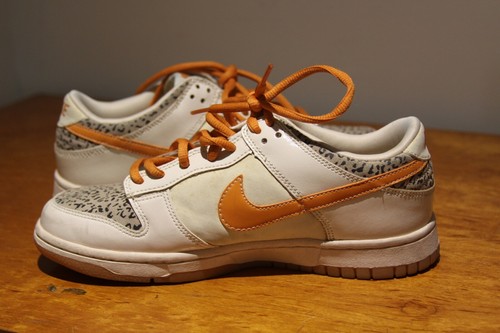 Nike 309601-181 Dunk Low Leopard Sneakers Shoes EUR 38.5 US Size 6 Y - Picture 3 of 11