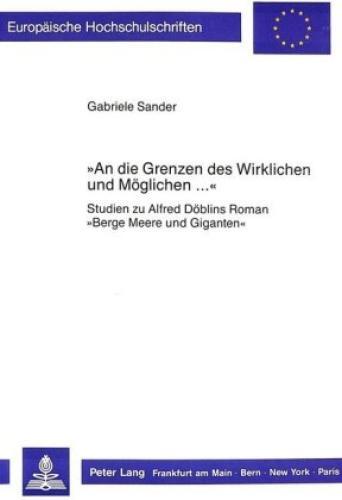 Thumbnail - an Die Grenzen Des Wirklichen Und Möglichen ... Studien Zu Alfred