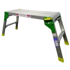 Hop Up 30cm Professional Decorators Work Platform Step Bench Aluminium 150kg 