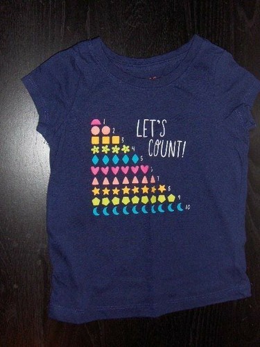 Cat & Jack Let's Count Shirt - 3T - Bild 1 von 2