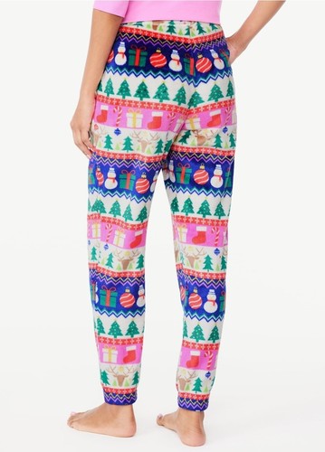 Joyspun Women's Plus Plush Fleece Sleep Joggers Multicolor Size 2X (18w-20w) - Bild 4 von 9