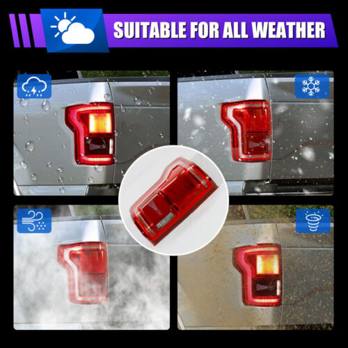 For 2015-2017 Ford F150 F-150 W/Blind Spot Left Driver Side LED Tail Light Brake - Picture 6 of 7