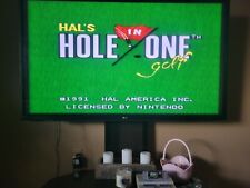 SNES Super Nintendo Hole In One Golf Authentic Tested & Working HAL America 1991