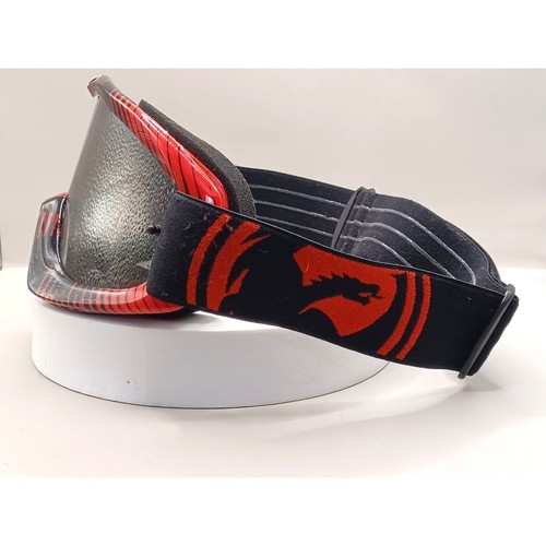 Dragon Alliance MDX rot und schwarz Schnee und Motocross Sportbrille - Bild 6 von 9