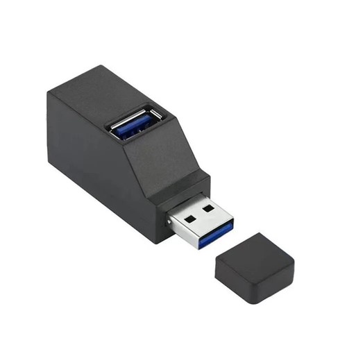 Hub Sdoppiatore USB 3.0/2.0 3 Vie Mini Adattatore Box Alta Velocità per PC Portatile MacBook - Foto 2 di 7