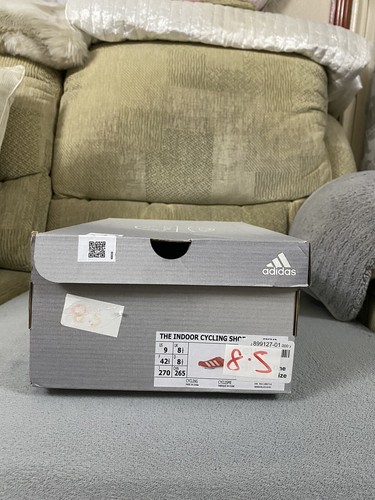 Adidas The Indoor Cycling Schuhe Turnschuhe Pink Weiß Neu mit Karton Größe 8,5 UK Herren GZ6343 - Bild 20 von 21