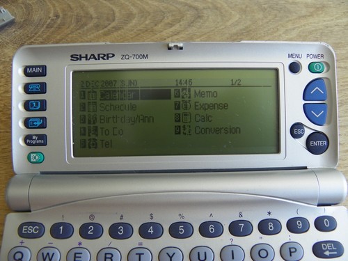 Vintage 80's Extrem Selten SHARP ZQ-700M Electronic Organizer - Bild 3 von 7