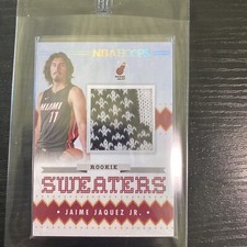 2023-24 Panini NBA Hoops #RSW-JJJ JAIME JAQUEZ JR. 2 color Rookie Sweaters Relic