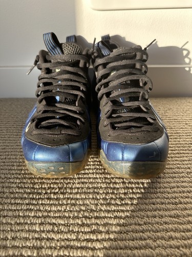 Nike Air Royal Blue/Navy Foamposite one Foams Size 8.5 US Mens 2011 - Picture 4 of 9