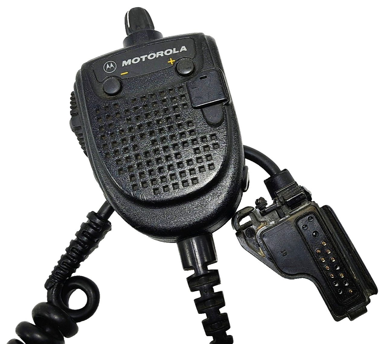 Original Motorola XTS Series COMMANDER II Speaker Mic 3.5mm Raised PTT RMN5021B. Available Now for $19.99