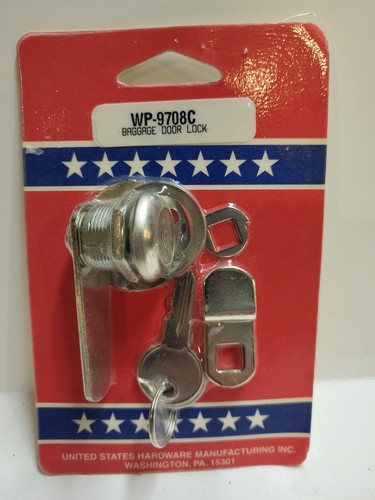 U.S. HARDWARE R.V. BAGGAGE DOOR LOCK WP-9708C - Picture 1 of 2