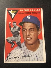 1954 Topps Sherm Lollar (White Back) #39