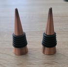 *** BOTTLE STOPPER *** Metal Brass Effect Bottle Stopper x 2 *** NEW ***
