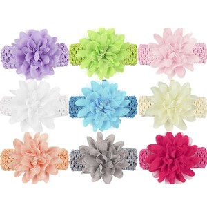 Kids Girl Baby Headband Toddler Lace Bow Flower Hair Band Accessories Headwear S